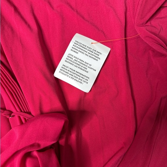 Elegant Pink - Cherry Red Evening Gown - Picture 8 of 10